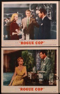 9g636 ROGUE COP 5 LCs '54 Robert Taylor, sexy Anne Francis, Janet Leigh, George Raft!