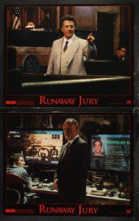 9g337 RUNAWAY JURY 8 LCs '03 John Cusack, Gene Hackman, Dustin Hoffman, Rachel Weisz!