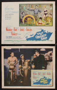 9g339 SAIL A CROOKED SHIP 8 LCs '61 Robert Wagner & Ernie Kovacks, Dolores Hart!