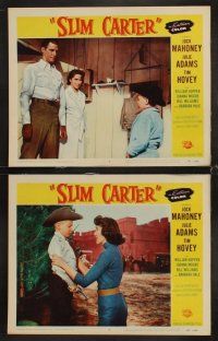 9g547 SLIM CARTER 7 LCs '57 Jock Mahoney in the title role, Julie Adams, Tim Hovey!