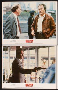 9g379 SUDDEN IMPACT 8 LCs '83 Clint Eastwood is at it again as Dirty Harry, great images!