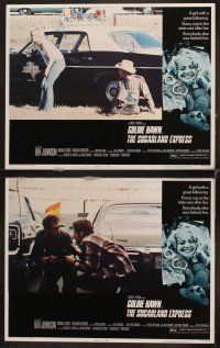 9g380 SUGARLAND EXPRESS 8 LCs '74 Steven Spielberg, every cop in the state is after Goldie Hawn!