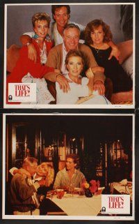 9g398 THAT'S LIFE 8 LCs '86 Jack Lemmon, Julie Andrews, Sally Kellerman, Robert Loggia!