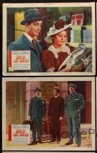 9g643 THIS IS MY AFFAIR 5 LCs R49 Barbara Stanwyck, Robert Taylor, Victor McLaglen, Donlevy