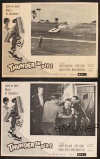 9g720 THUNDER IN DIXIE 4 LCs '64 Harry Millard, sexy dancer & cool images of crashing cars!