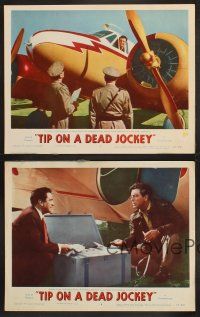 9g721 TIP ON A DEAD JOCKEY 4 LCs '57 Robert Taylor & Dorothy Malone in a horse race crime!