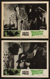 9g410 TOWER OF LONDON 8 LCs '62 Vincent Price, Roger Corman, do you have the courage?