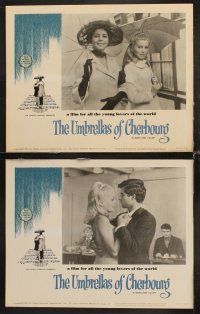9g416 UMBRELLAS OF CHERBOURG 8 LCs '65 Catherine Deneuve, directed by Jacques Demy!