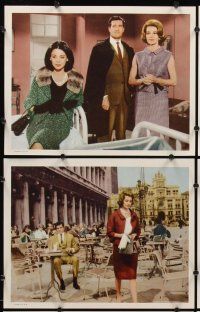 9g556 ASSASSINATION IN ROME 7 LCs '68 Hugh O'Brian, Cyd Charisse, Drago, sexy spy thriller!