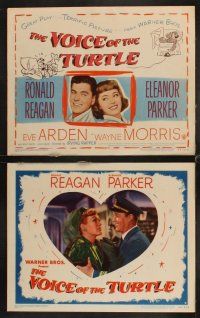9g425 VOICE OF THE TURTLE 8 LCs '48 cool romantic images of Ronald Reagan & Eleanor Parker!