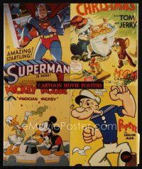 9h241 CARTOON MOVIE POSTERS softcover book '95 an illustrated history by Bruce Hershenson!