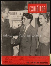 9h092 EXHIBITOR exhibitor magazine November 10, 1948 Snake Pit, Joan of Arc color ad!