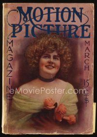 9h127 MOTION PICTURE magazine March 1914 portrait of Lillian Walker, Lincoln the Lover & more!