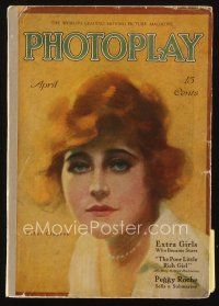 9h108 PHOTOPLAY magazine April 1917 art of Ethel Clayton, Mary Pickford in Poor Little Rich Girl!