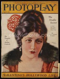 9h112 PHOTOPLAY magazine April 1923 artwork portrait of Barbara La Marr by Tempest Inman!