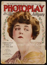 9h105 PHOTOPLAY magazine January 1917 portrait of Naomi Childers, a great new Mary Pickford story!