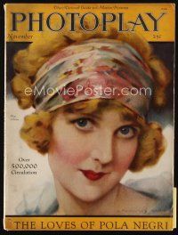 9h119 PHOTOPLAY magazine November 1923 great art of pretty May Allison by J. Knowles Hare!