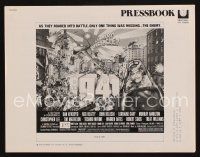 9h386 1941 pressbook '79 Steven Spielberg, art of John Belushi as Wild Bill by David McMacken!