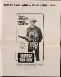 9h405 BORN LOSERS pressbook R74 Tom Laughlin directs and stars as Billy Jack!