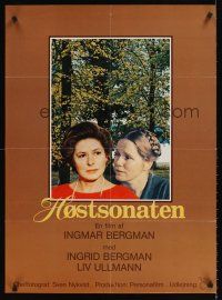9j482 AUTUMN SONATA Danish '78 Hostsonaten, Ingmar Bergman directs & Ingrid Bergman stars!