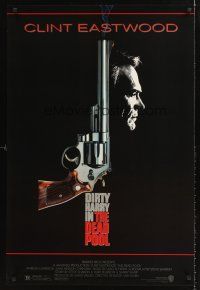 9k188 DEAD POOL 1sh '88 Clint Eastwood as tough cop Dirty Harry, cool smoking gun image!