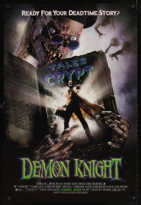 9k195 DEMON KNIGHT advance 1sh '95 Billy Zane, Tales from the Crypt, great image of Crypt-Keeper!