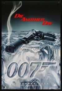 9k210 DIE ANOTHER DAY ice style teaser 1sh '02 Pierce Brosnan as James Bond, cool image of gun melting ice!
