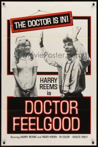9k218 DOCTOR FEELGOOD 1sh '74 great image of Harry Reems as physician of love!