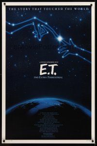9k237 E.T. THE EXTRA TERRESTRIAL 1sh R85 Steven Spielberg classic, constellation art!