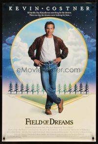 9k275 FIELD OF DREAMS 1sh '89 Kevin Costner baseball classic, if you build it, they will come