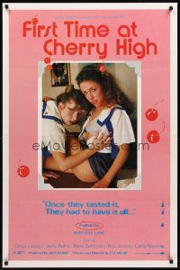 9k281 FIRST TIME AT CHERRY HIGH 1sh '84 school sex, Mystery Lane, Tanya Lawson, Ron Jeremy!