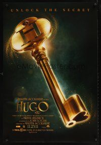 9k367 HUGO teaser DS 1sh '11 Martin Scorsese, Ben Kingsley, cool huge image of key!