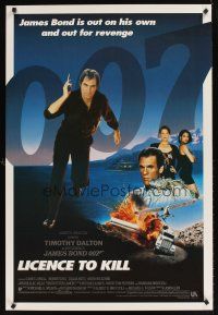 9k427 LICENCE TO KILL int'l 1sh '89 Timothy Dalton as James Bond, he's out for revenge!