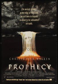 9k573 PROPHECY 1sh '95 Christopher Walken, cool creepy horror artwork!