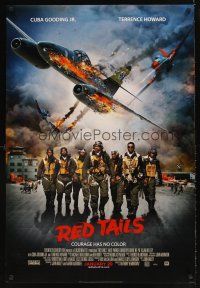 9k597 RED TAILS style B advance DS 1sh '12 Terence Howard, African-American WWII fighter pilots!