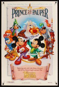 9k599 RESCUERS DOWN UNDER/PRINCE & THE PAUPER prince style DS 1sh '90 Disney in Australia!
