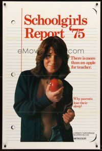 9k630 SCHOOLGIRLS REPORT '75 1sh '75 there's more than an apple for teacher!