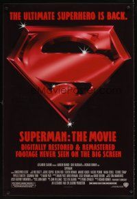 9k690 SUPERMAN 1sh R01 comic book hero Christopher Reeve, Gene Hackman!