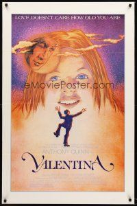 9k759 VALENTINA 1sh '83 Isabel Arce, Anthony Quinn, Paloma Gomez in title role, cool artwork!