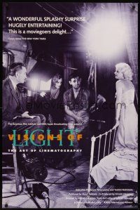 9k765 VISIONS OF LIGHT 1sh '92 classic cinematography, Clark Gable & sexy Jean Harlow on set!