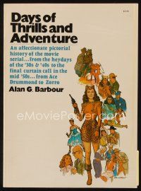 9m224 DAYS OF THRILLS & ADVENTURE first Collier Books edition softcover book '70 Alan G. Barbour!