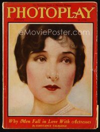 9m106 PHOTOPLAY magazine February 1925 portrait of pretty Florence Vidor by Hal Phyfe!