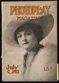 9m097 PHOTOPLAY magazine July 1913 Pearl White, Wallace Reid, Marie Eline The Thanhouser Kid!