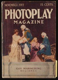 9m096 PHOTOPLAY magazine November 1912 pretty Florence Lawrence The Biograph Girl!