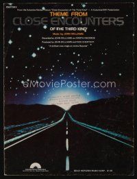 9m404 CLOSE ENCOUNTERS OF THE THIRD KIND sheet music '77 Spielberg classic, the theme song!