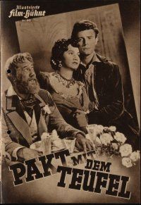 9m347 BEAUTY & THE DEVIL German program '50 directed by Rene Clair, Michael Simon, Gerard Philipe