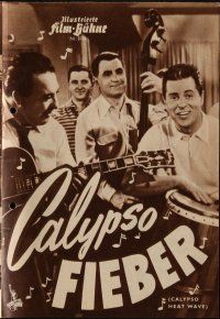 9m351 CALYPSO HEAT WAVE German program '57 Johnny Desmond & Merry Anders, first calypso musical!
