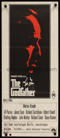 9p650 GODFATHER Aust daybill '72 Marlon Brando in Francis Ford Coppola's classic crime epic!