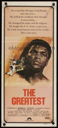 9p665 GREATEST Aust daybill '77 art of heavyweight boxing champ Muhammad Ali by Putzu!