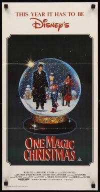 9p815 ONE MAGIC CHRISTMAS Aust daybill '85 Mary Steenburgen, Harry Dean Stanton, Disney!